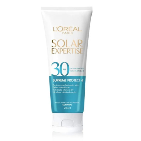 Protetor Solar Corporal L'Oréal Paris Solar Expertise Supreme Protect 4 FPS30 200ml Protetor Solar Corporal L'Oréal Paris Solar Expertise Supreme Protect 4 FPS30 200ml