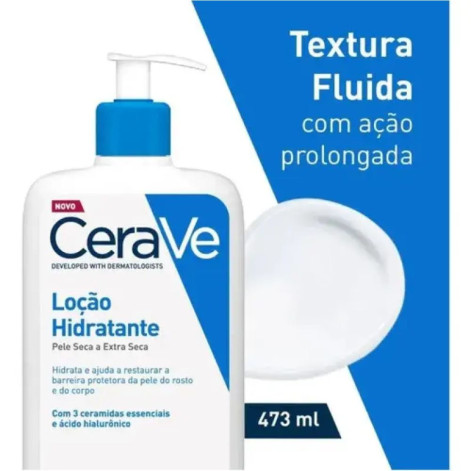 Loção Hidratante Corporal CeraVe Pele Seca e Extra Seca 473ml