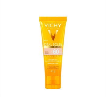 Protetor Solar Facial Vichy Idéal Soleil Clarify Clareador Extra Clara FPS 60 40g