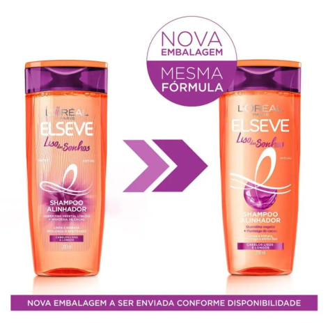 Shampoo L'Oréal Paris Elseve Liso dos Sonhos 200ml
