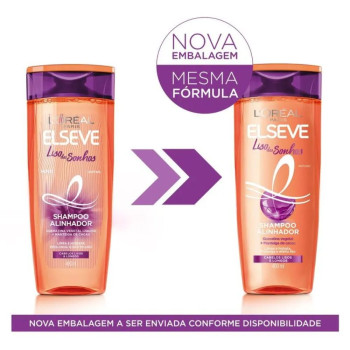 Shampoo Elseve Liso Dos Sonhos Alinhador 400ml