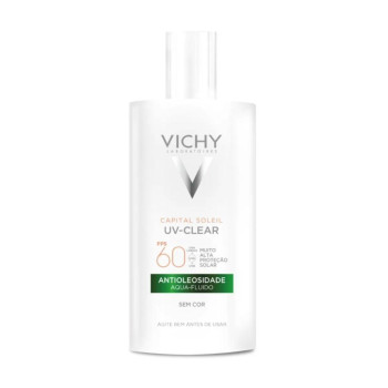 Protetor Solar Facial Vichy Capital Soleil UV-Clear FPS 60 Proteção para Pele Oleosa 40g