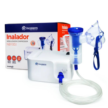 Inalador Nebulizador Compressor NB100.I Incoterm Cor Branco 127/220V
