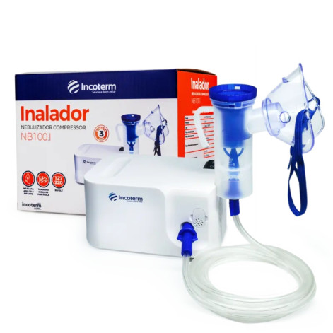 Inalador Nebulizador Compressor NB100.I Incoterm Cor Branco 127/220V