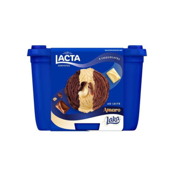Sorvete Pote Lacta 3 Chocolates 1,5L