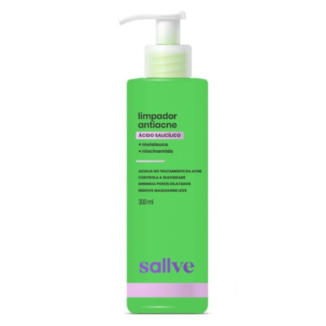 Limpador Antiacne Facial Sallve 300ml