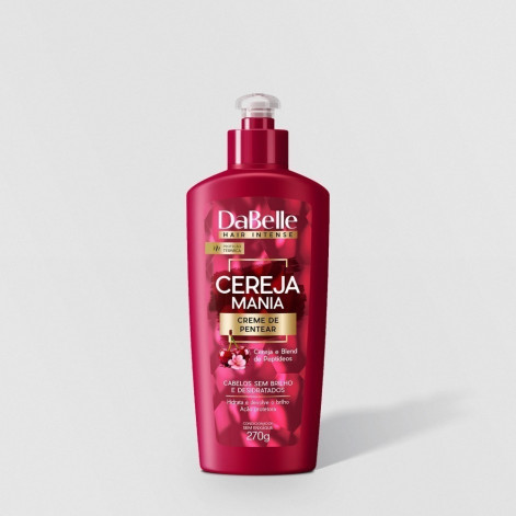 Creme de Pentear Cereja Mania 270g - DaBelle Creme de Pentear Cereja Mania 270g - DaBelle