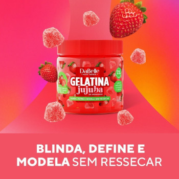 Gelatina Dabelle Jujuba Morango 500Gg