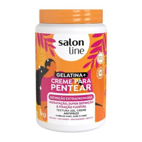 Creme para Pentear Gelatina + Salon Line Definição Extraordinária 1kg