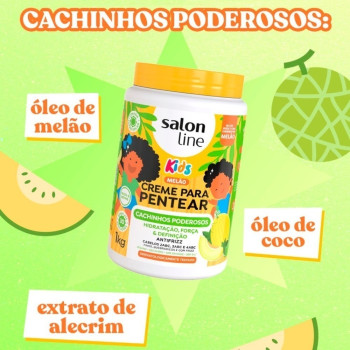 Creme para Pentear Melão Cachinhos Poderosos 1kg
