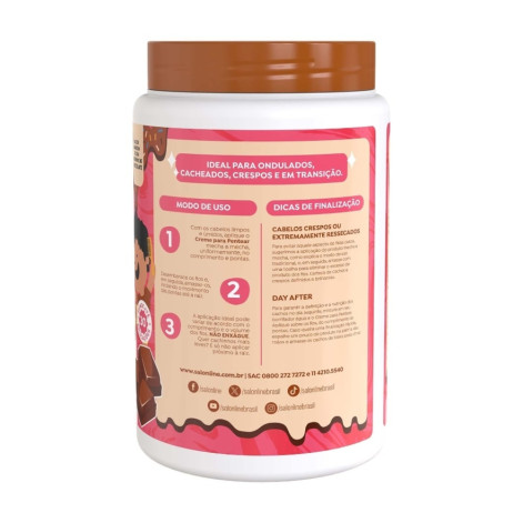 Creme para Pentear Chocolate Kids Cachinhos Nutridos 1kg