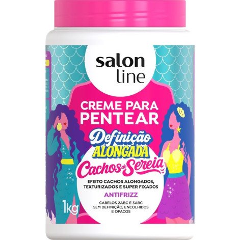 Creme de Pentear Salon Line Cachos de Sereia Definição Prolongada 1kg