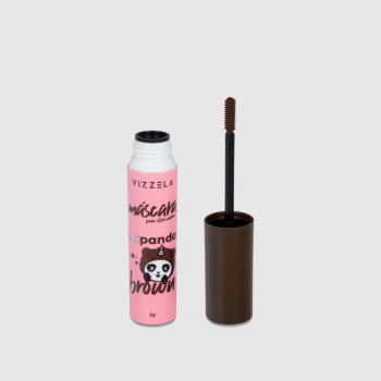 Máscara para Cílios Vizzela Big No Panda Brown 5g Preto