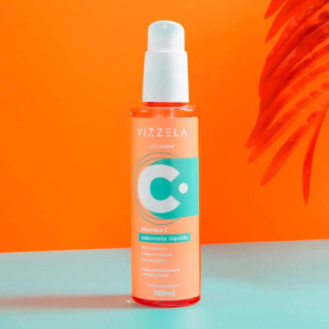 Sabonete Líquido Facial Vizzela Vitamina C 150ml