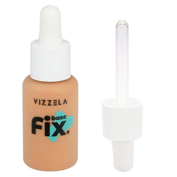 Base Líquida Vizzela Cosméticos Fix Cor 8 30ml