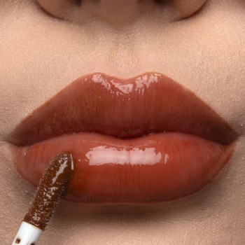 Gloss Labial Vizzela Hot Lips Brown 4g
