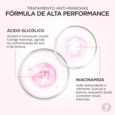 Creme Facial Anti-Marcas Dia L'oréal Paris Glycolic Bright FPS 30 49g