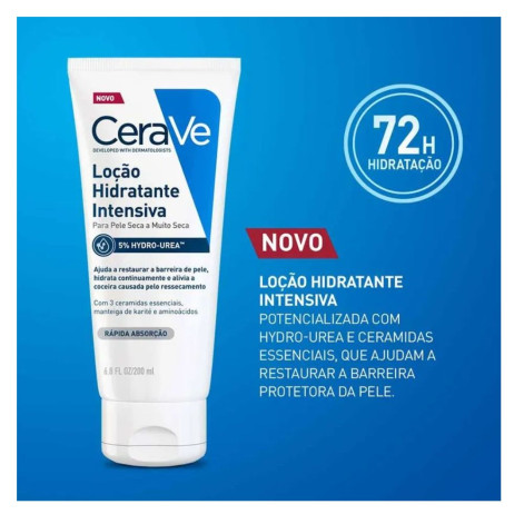 Loção Hidratante Intensiva Cerave 5% Hidro Urea 200ml