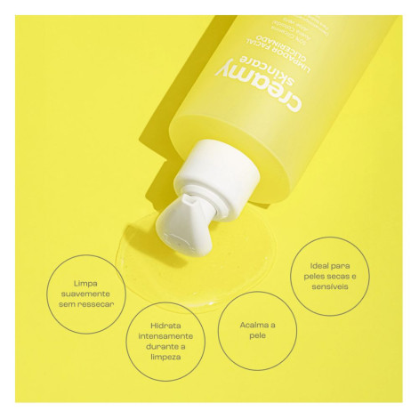 Limpador Facial Glicerinado Creamy Skincare 50% de Glicerina 200ml