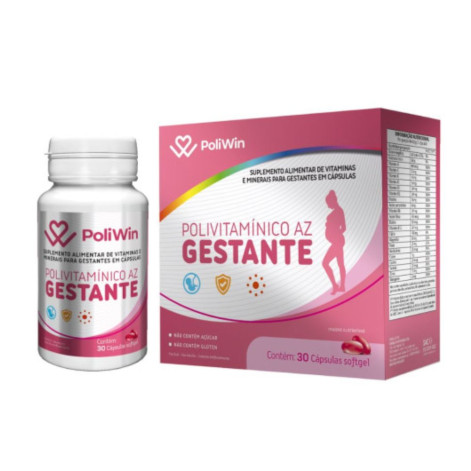 Poliwin Gestante Com 30 Capsulas
