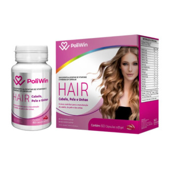 Poliwin Hair C/60 Capsulas