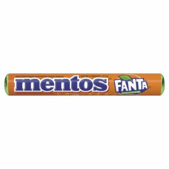 Pastilha Mentos Stick Fanta Laranja 14 Unidades