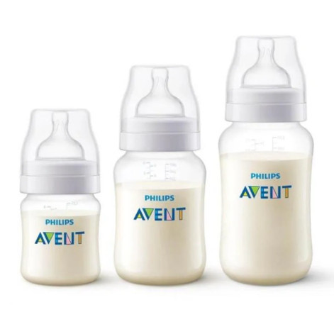 Kit 3 Mamadeiras Anti-colic Classica 125ml 260ml 330m Philips Avent Scy119/18