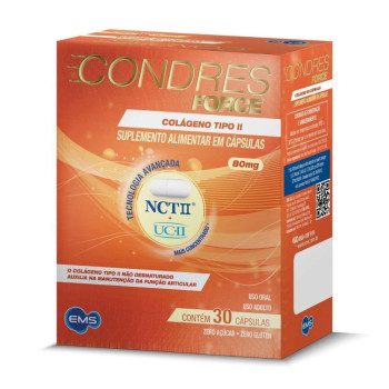 Colágeno Tipo II Condres Force 30 Cápsulas