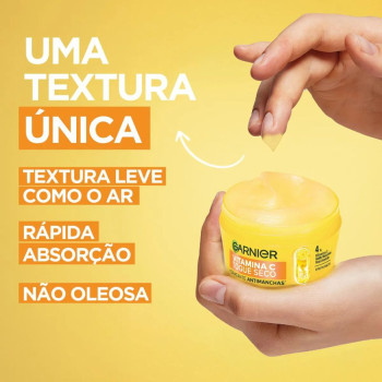 Hidratante Facial Antimanchas Garnier Vitamina C Toque Seco 85g