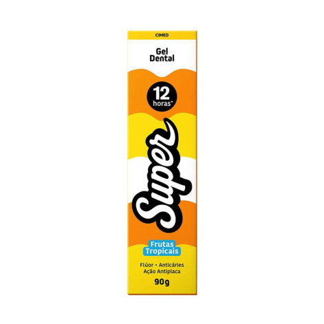 Gel Dental Cimed Super 12h Frutas Tropicais 90g