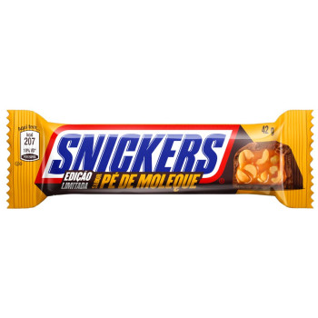 Choc Snickers Pe De Moleque 42G