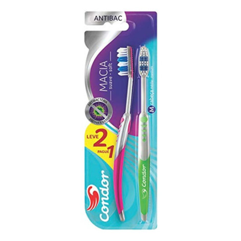 Escova Dental Condor Maxil 2X1 35 Mac