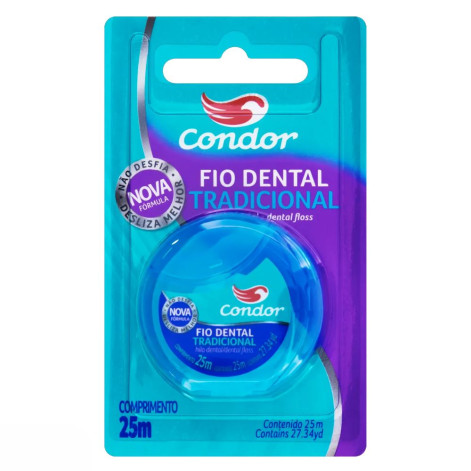 Fio Dental Condor Tradicional C/ Cera