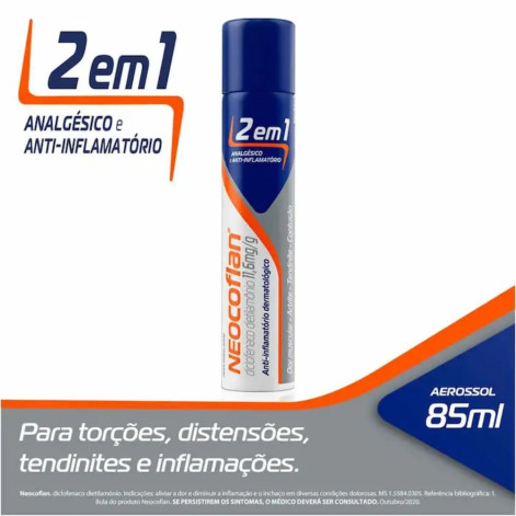 Neocoflan Aerossol 11,6Mg Com 85ml