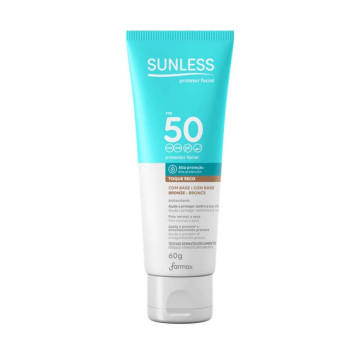 Protetor Solar Facial Sunless FPS 50 Bronze 60g