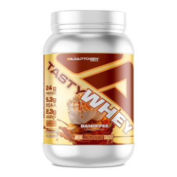 Tasty Whey 3W Gourmet Sabor Banoffee Com 900G Adaptogen