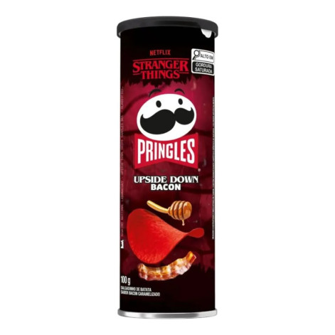 Batata Pringles Stranger Things Bacon 100G