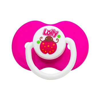 Chupeta Zoo Bona Sil R T1, Lolly, Rosa Menina Período de idade 6-12 meses
