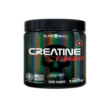 Creatine Turbo Black Skull Sem Sabor 150G
