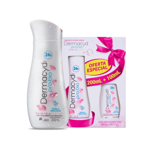 Kit Dermacyd Sabonete Intimo Femina 200ML+100ML Kit Dermacyd Sabonete Intimo Femina 200ML+100ML