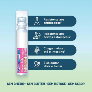  Probiótico Enterogermina 10 frascos de 5ml