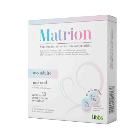  Polivitamínico Matrion para Gestantes 30 comprimidos
