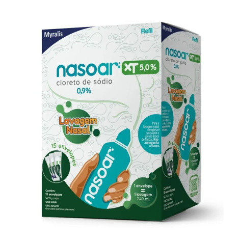 Nasoar Xt 5% Myralis Refil 15 Envelopes