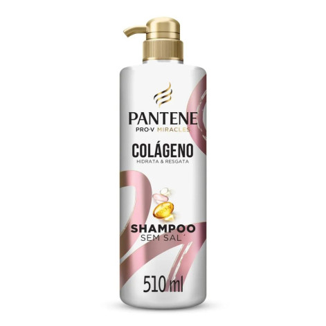  Shampoo Pantene Pro-V Miracles Colágeno Hidrata e Resgata 510ml