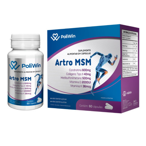 Poliwin Artro Msm C/60 Caps