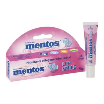 Hidratante Labial Mentos Lip Smile Tutti Frutti Pink 10G