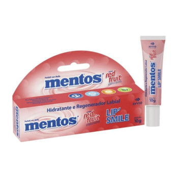 Hidratante Labial Mentos Lip Smile Red Fruit 10G