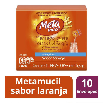 Metamucil Laranja C/10 Saches