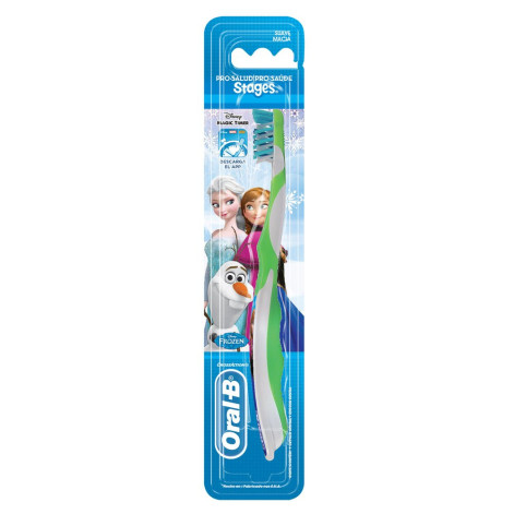 Escova de Dente Infantil Oral-B Stages N°4 Frozen 6+ Anos Macia