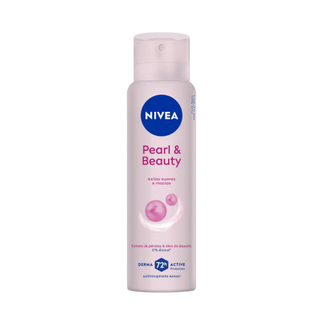 Desodorante Antitranspirante Aerosol Nivea Pearl & Beauty Feminino 48h 150ml